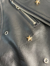 Chaqueta Cuero Vegano Tachas