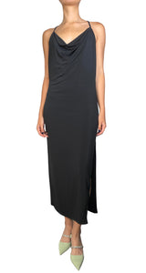 Vestido Maxi Negro Tirantes