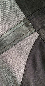 Blusa Gris Eco Cuero