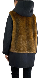 Abrigo Piel Sintética