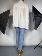 Blusa Blanca Botones