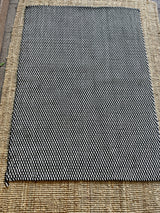 Alfombra Tejida Black and White