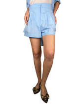 Set Shorts Y Blusa Celeste