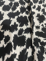 Vestido Estampado Negro