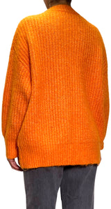 Cardigan Tejido Naranja