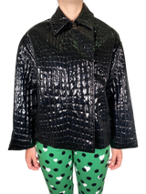 Chaqueta Liza Black Croco