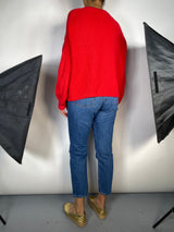 Sweater Rojo Tejido