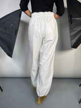 Pantalón Blanco Cuero