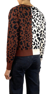 Sweater Animal Print Bicolor