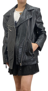 Chaqueta Negra Ecocuero