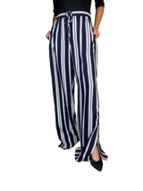 Pantalon Rayas Azul y Blanco