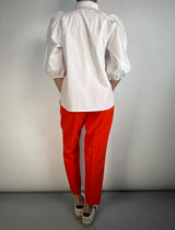 Blusa Mangas Aglobadas