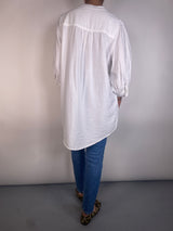 Blusa Larga Blanca Oversize