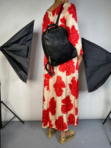 Mochila Negra Cuero Vegano