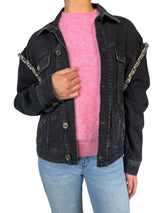 Chaqueta Denim Brillos