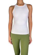 Camiseta Sin Mangas Con Espalda Cruzada Hasta La Cintura