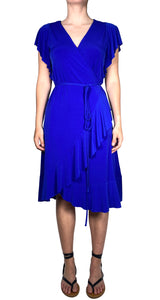 Vestido Cruzado Azul