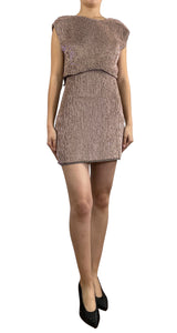 Vestido Rosa Palo Lentejuelas