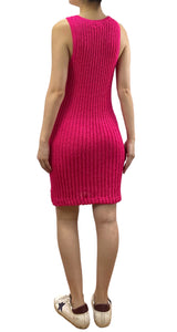 Vestido Tejido Fucsia