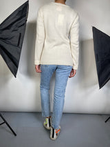 Sweater Blanco Rombos