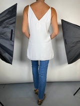 Polera Blanca de Tirantes