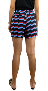 Short Negro Estampado