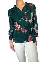 Blusa Verde Estampada
