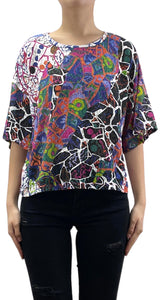 Polera Estampada Multicolor