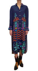 Vestido Camisero Multicolor