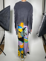 Sweater Gris Diseño Envejecido