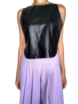 Top Negro Cuero Ovino