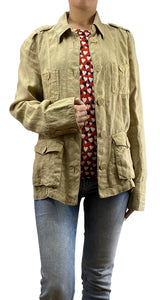 Chaqueta Lino Beige