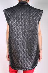 Chaqueta Sin Mangas Eco Cuero