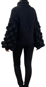 Sweater Negro Tejido