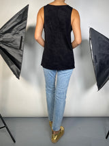 Polera Cuello V Sin Mangas