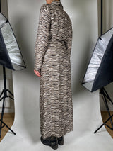 Vestido Camisero Estampado