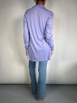 Blusa Lila Dos Telas