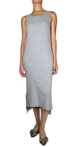 Vestido Midi Gris
