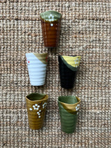 Set 5 Vasos Cerámica