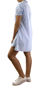 Vestido Camisero Celeste