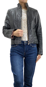 Chaqueta Negra Cuero