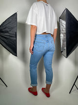 Polera Blanca Estampada