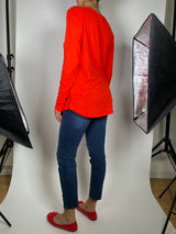 Polera Roja Manga Larga