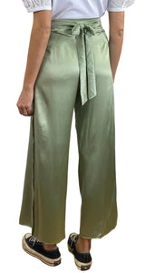 Pantalón Seda Verde