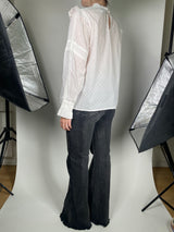 Blusa Blanca Bordados