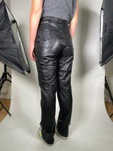 Pantalón Cuero Negro