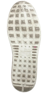 Zapatillas Open Con Banda Metalizada