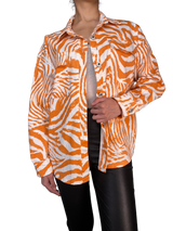 Sobrecamisa Cebra Naranja