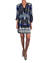 Vestido Seda Azul