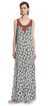 Vestido midi estampado